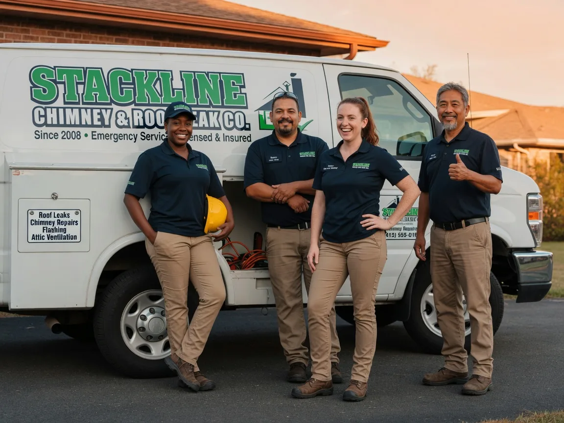 Chimney flashing repair company in Auburn, IA